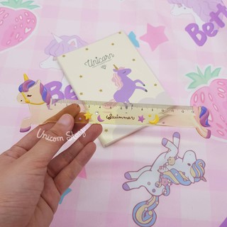 Unicorn Story ไม้บรรทัด ไม้บรรทัดน่ารัก เครื่องเขียนน่ารัก ของขวัญเด็ก เครื่องเขียนเด็ก Ruler ยูนิคอร์น [พร้อมส่ง]