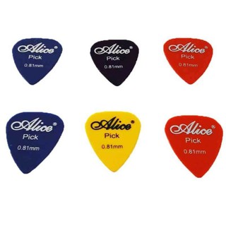 Alice Pick Guitar ปิ๊กขนาด 0.81 6 อัน