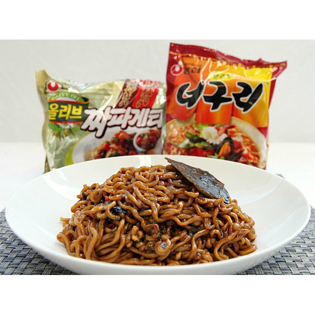 จาปากูรี เซตรามยอน(จาปาเกตตี้ 140 กรัม และ นีโอกูรี 120 กรัม) Jjapaghetti กับ Neoguri