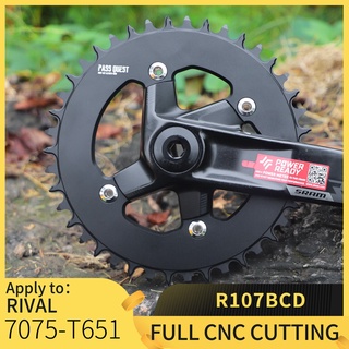 ใบจานหน้าจักรยาน BCD 107 มม. สําหรับ Sram RIVAL CRANK 42T 44T 46T 48T 50T 52T 107bcd