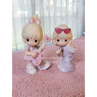 ตุ๊กตา Porcelain Precious Moments Figurine  ของแท้ "Be You and The Rest Is Cool" (เซตคู่)