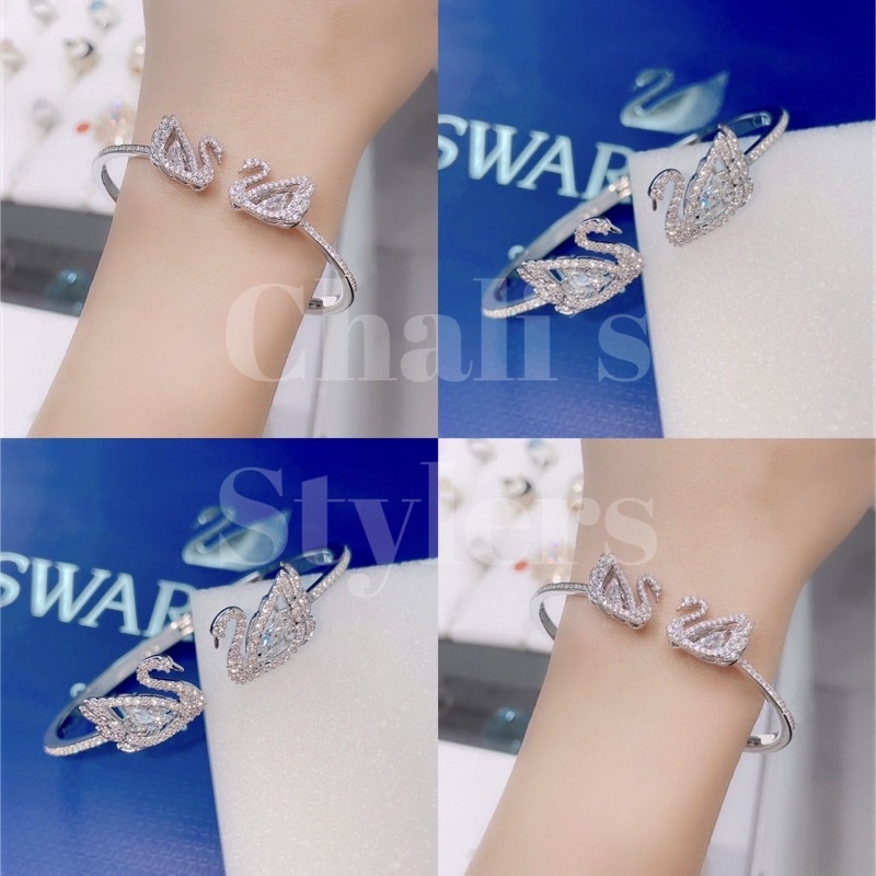 กำไลข้อมือ Swarovski รุ่น Dancing Swan bangle