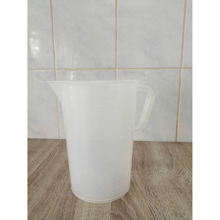 Beaker 1000 ml with Handle PP (Polylab) บีกเกอร์พลาสติกพร้อมหู ขนาด 1000 มล.