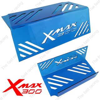 ราคาดี ครอบกรองดูด ยามาฮ่า Xmax Xmax300 แผ่นกั้นใต้เบาะ อคิลิคใส Blue colorลายXmax300 hot