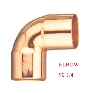 ข้องอ 90 ทองแดง (ELBOW 90 ) 1/4" ถึง 7/8"