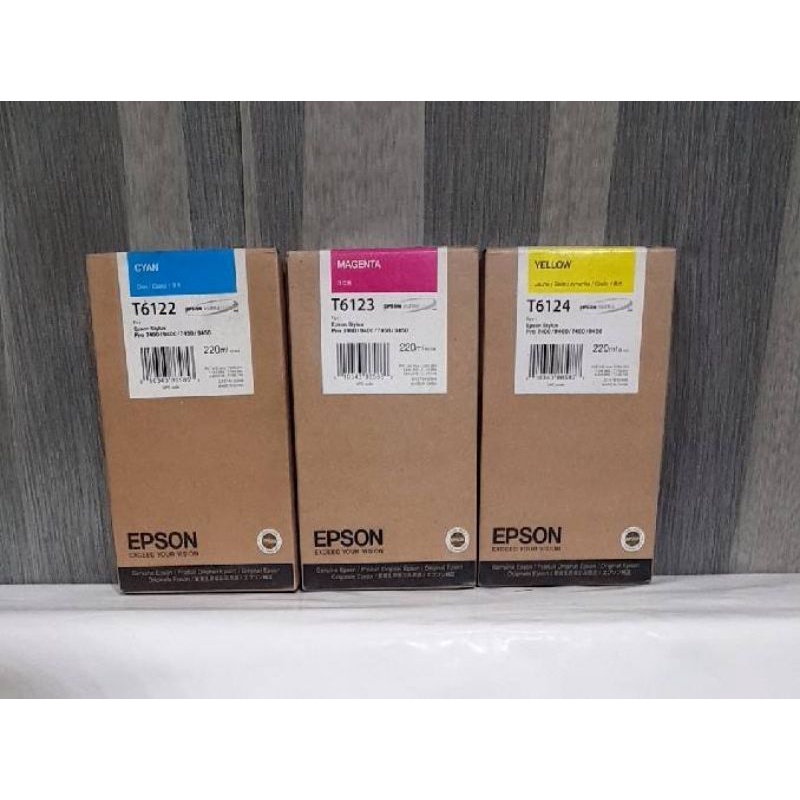 📌EPSON stylus Pro 7400/9400/7450/9450▪T6122,23,24♦พร้อมส่งค่ะ