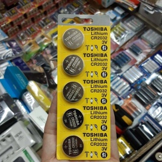 ถ่าน Toshiba CR2032 Lithium 3V ของใหม่ ของแท้