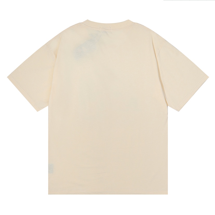 RHUDE New Loose Fashion Body Yoga Compass Print Cotton Casual Short ...