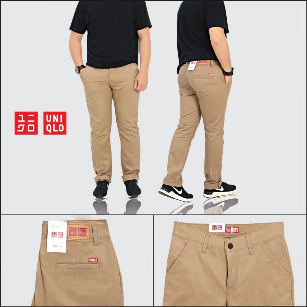 Chino UNIQLO MOCCA MOKA CINO PREMIUM Chocolate Chocolate CINOS SLIMFIT Work nP9u