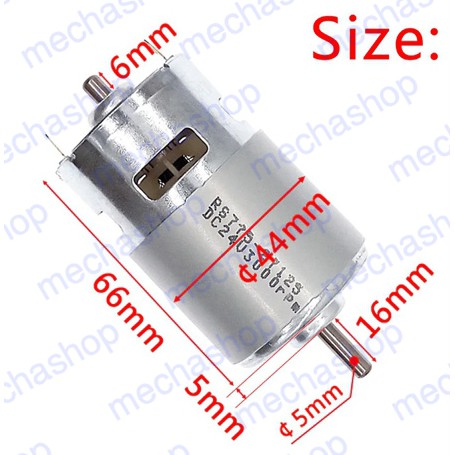 ดีซีมอเตอร์ความเร็วสูง มอเตอร์ไฟฟ้า  DC Motor 24V double Ball Bearing 3000/4500/6000/10000/15000rpm ราคา ถูกที่สุด ดีลบีเคเค แกลเลอรีภาพที่ 2