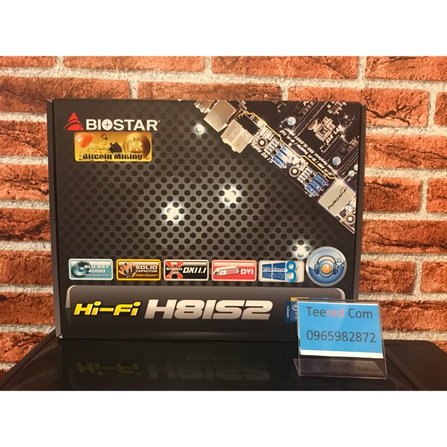 Mb 1150 biostar hi-fi h81s2 ของใหม่