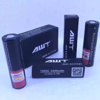 Awt 18650 3.7V 3400Mah สีดำ