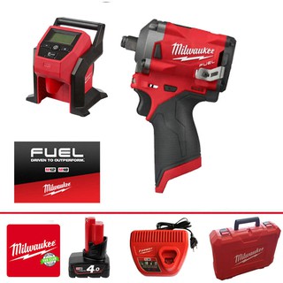 Milwaukee M12 Combo set (สินค้าได้แค่ตามรูปนะครับ) สีแดง