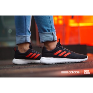 adidas CF Lite Racer Clean “Black-High Resolution Red / Black-White”