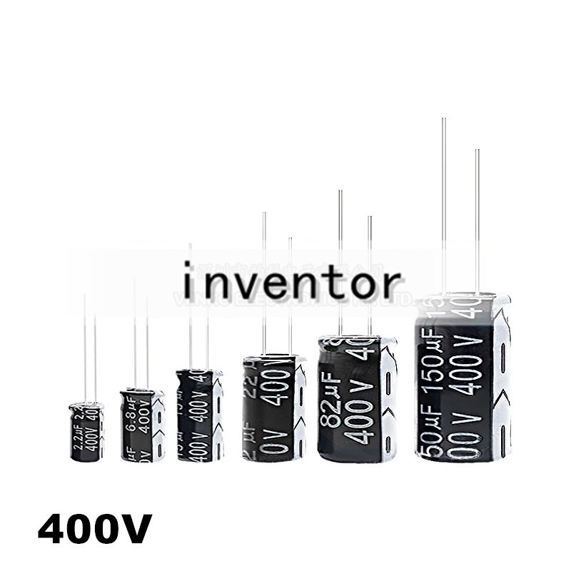 5pcs 400V อลูมิเนียม Electrolytic Capacitor 400V 22UF 400V 33UF 47UF 68UF 100UF 150UF