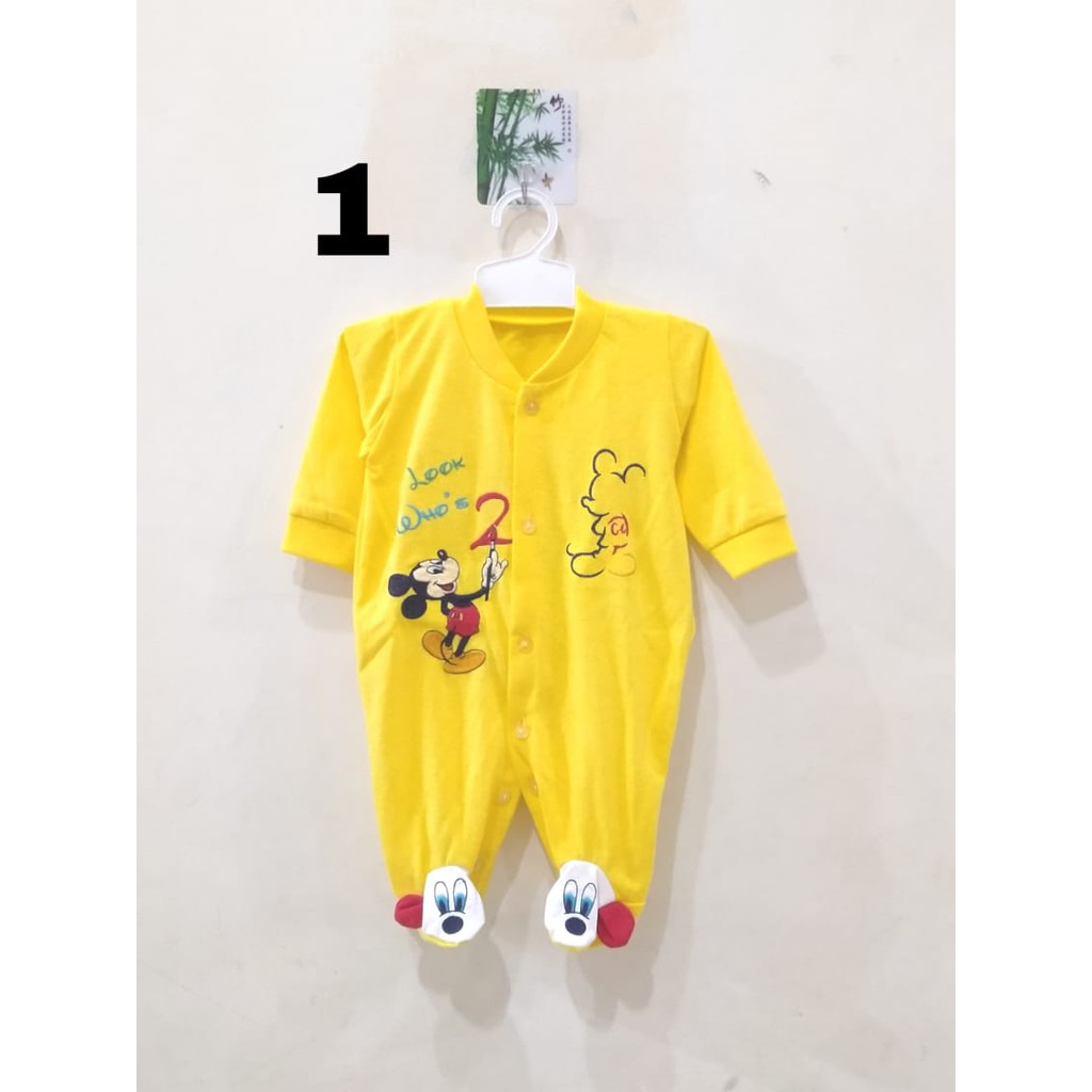 Cuci GUDANG Jumper เสื้อผ้าสําหรับเด็กทารกชายหญิง (1-3 เดือน)