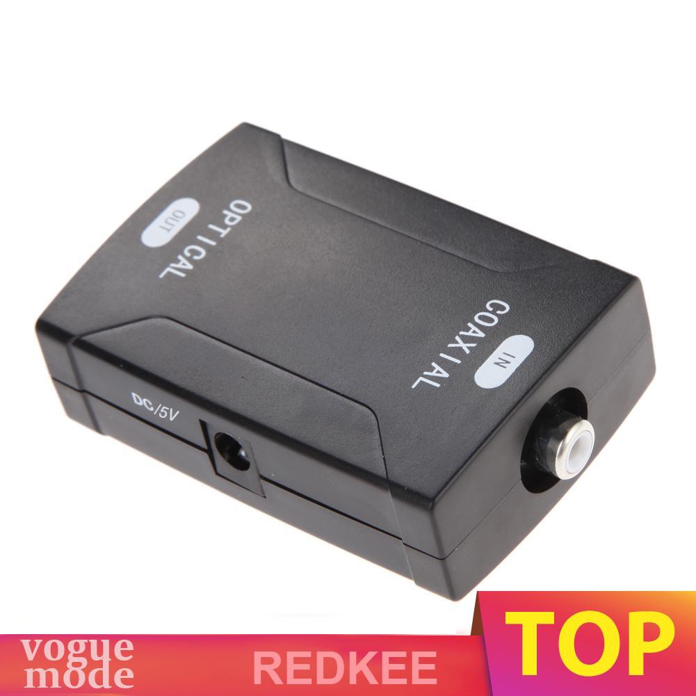 Redkee Coax Coaxial Rca Toslink Spdif อะแดปเตอร์แปลงเสียงดิจิตอล #7