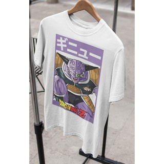 คอตต้อนคอกลมเสื้อยืด Unisex รุ่น กินิว The Ginyu Force T-Shirt ดราก้อนบอลแซด Dragon Ball Z สวยใส่สบายแบรนด์ Khepri 100%c