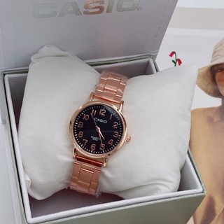 Casio สายเลทเงินหน้าใหม่แบบผู้หญิง ประกันถ่าน1ปี รหัสสินค้า925