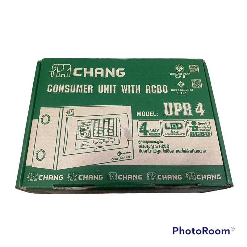 CHANG ตู้คอนซูมเมอร์  4ช่อง กันดูด RCBO เมน50A เเละ63A