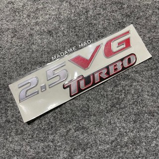 โลโก้ 2.5 VG TURBO MITSUBISHI TRITON ขนาด 17x4.5cm