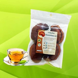 เห็ดหลินจือแดง G2 ออร์แกนิค อบแห้ง 35 กรัม ส่งตรงจากฟาร์ม (Lingzhi Red Mushroom Organic (Flower) 35G