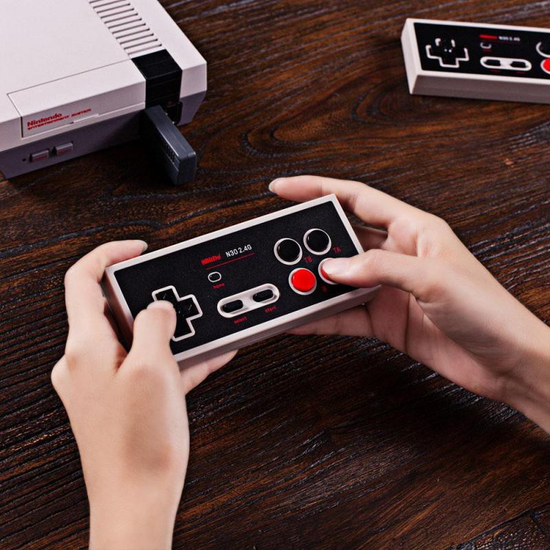 Original 8Bitdo N30 2.4G Retro Wireless Controller Gamepad with Bluetooth Receiver