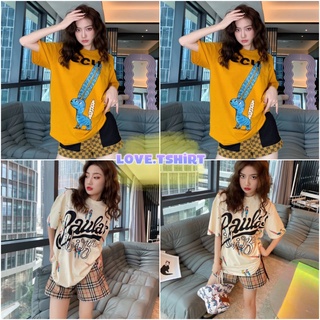 เสื้อผ้าแฟชั่น ชุดเซท ชุดเซ็ต เสื้อและกางเกงขาสั้น สินค้าพร้อมส่ง!!