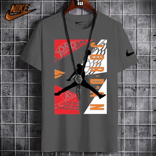 NIKE DRI FIT จอร์แดน เสื้อเชิ้ตสั้น Slt สําหรับผู้ชายเสื้อยืดสั้นจอร์แดนเสื้อหลวมเสื้อยืด 0LrR X@p