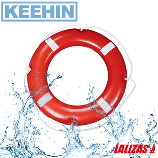 -ห่วงชูชีพติดเทปสะท้อนแสงน้ำหนัก2.5กก.SOLAS -LALIZAS Lifebuoy Ring SOLAS, with Reflective Tape Weight 2.5kg.