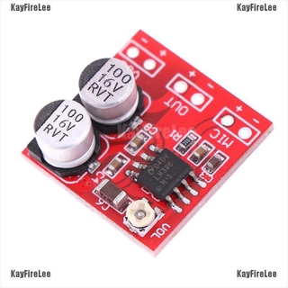 บอร์ดขยายเสียงไมโครโฟน Dc POWER Kayfirelee Dc 5v - 12v Lm 386 200