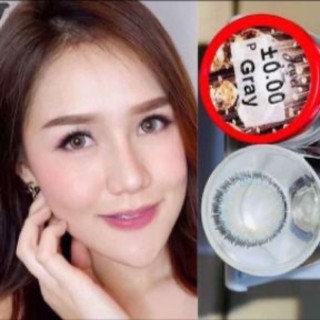 Jewel 3 Tone Gray สีเทา ทรีโทน โทนเซ็กซี่ ขอบฟุ้ง บิ๊กอาย สีเทา เทา Contact Lens Bigeyes คอนแทคเลนส์ ค่าสายตา สายตาสั้น