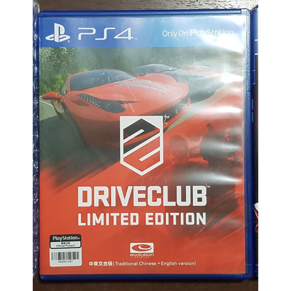 DriveClub Limited Edition PS4, Drive Club