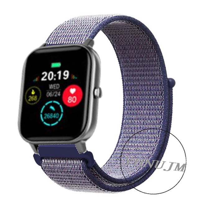 สายนาฬิกาข้อมือซิลิโคนไนลอน สำหรับ Olympic Pro8 Smartwatch #2