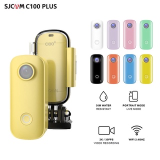 กล้องเว็บแคม SJCAM C100+ Mini Action Camera 4K 30FPS H.265 NTK96675 WiFi 30M กันน้ําได้