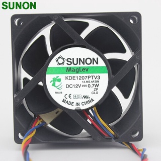 For Sunon 7025 12V 0.7W KDE1207PTV3 server cooling fan 70mm