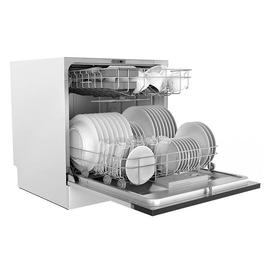 โตชิบา เครื่องล้างจานชนิดตั้งโต๊ะ รุ่น DW-08T1(S)-TH สีเงิน TOSHIBA COUNTER TOP DISHWASHER DW-08T1(S)-TH SILVER - รูปที่ 2