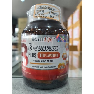 Maxxlife B-COMPLEX PLUS BIOFLAVONOID 30 CAP วิตามินบี คอมเพล็กซ์ พลัส ไบโอฟลาโวนอยด์ 30 แคปซูล