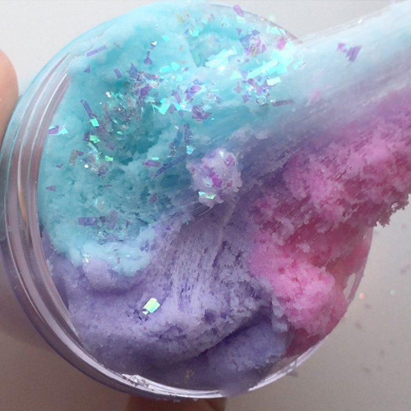 Blove * Fluffy Slime สีสัน Cloud Plasticine น้ําสี Clay เด็ก Party Favor ชุดตะกร้าอีสเตอร์ Stuffer ความวิตกกังวลของเล่น ราคา ถูกที่สุด ดีลบีเคเค แกลเลอรีภาพที่ 3