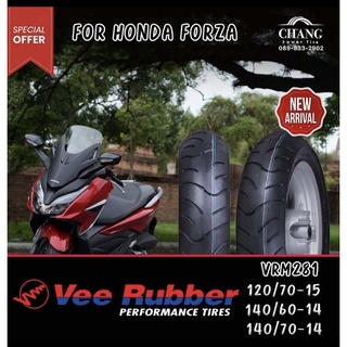 120/70-15 , 140/60-14 , 140/70-14  Vee rubber Tubeless รุ่น vrm-281