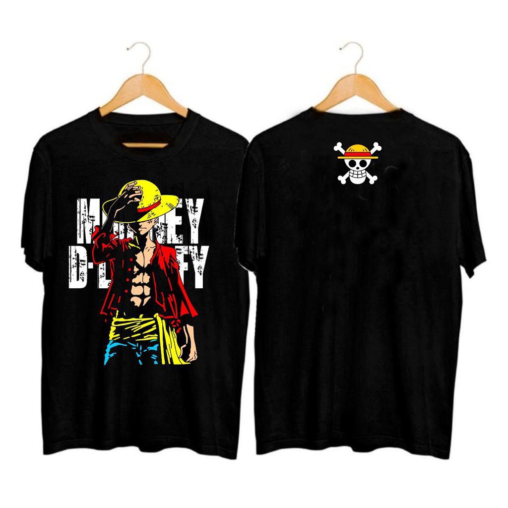 เสื้อยืด พิมพ์ลาย Distro Luffy Six Pack Warehouse1 - BF024 สําหรับผู้ชาย
