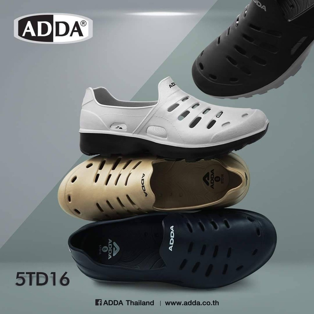 ▤🧡🧡*ADDA 2density รองเท้าแตะ รองเท้าพื้นเบา  แบบสวม ไฟล่อน รุ่น 5TD16M1 / 5TD68M1 (ไซส์ 7-10)