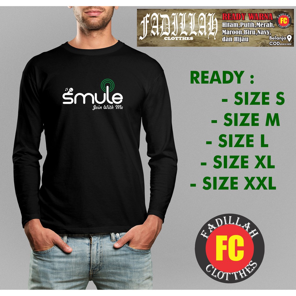 Smule Join With Me เสื้อยืดแขนยาว