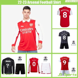 เสื้อกีฬาแขนสั้น ลายทีมชาติฟุตบอล Arsenal jersey Arsenal 22-23