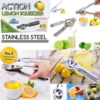 Action Lemon Squeezer ที่บีบมะนาวสแตนเลส คั้นน้ำมะนาว รีดน้ำแบบหมดจด