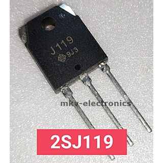 (1ตัว) J119 , 2SJ119 MOSFET P-Channel 8A 160V TO-3P (รหัสสินค้า M01619)