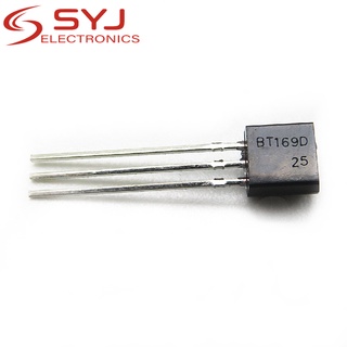 ชิ้นส่วนอิเล็กทรอนิกส์ 50 ชิ้น Bt169D Bt 169 To - 92 Triacstor Scr 400 V 9A 3 - Pin Spt