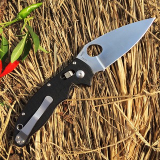 มีดพับ มีดพก (Pocket knife) มีดแคมป์ มีดเดินป่า Brother 1603 ของแท้ ใบ 3.3" เหล็ก 440C ด้ามG10