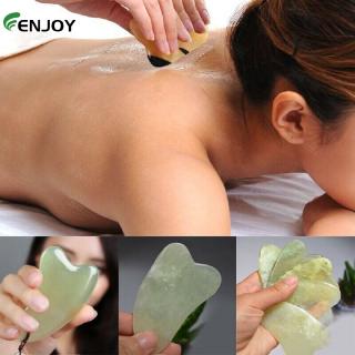 เครื่องมือนวดหน้า gua sha แบบธรรมชาติ 1 ชิ้น