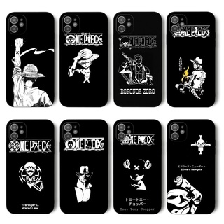 เคสโทรศัพท์มือถือ ขอบตรง ลายลูฟี่ One Piece สําหรับ Samsung A32 A52 A52S A72 5G